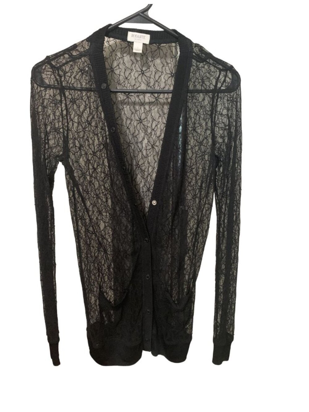 Rodarte for Target Black Lace Cardigan